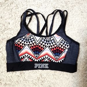 Pink Sports Bra